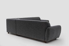 Atelier Del Sofa Rohová sedací souprava Eddy Corner 2 (3L-C-3R) - Dark Grey, Tmavá Šedá