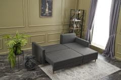 Atelier Del Sofa Rohová sedací souprava Aydam Right - Anthracite, Antracitová