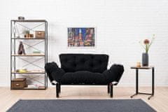 Atelier Del Sofa 2-místná pohovka Nitta - Black, Černá