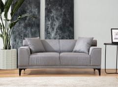 Atelier Del Sofa 2-místná pohovka Petra 2 - Light Grey, Světlá Šedá