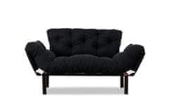 Atelier Del Sofa 2-místná pohovka Nitta - Black, Černá