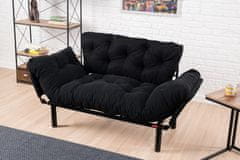 Atelier Del Sofa 2-místná pohovka Nitta - Black, Černá