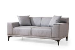 Atelier Del Sofa 2-místná pohovka Petra 2 - Light Grey, Světlá Šedá