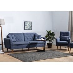 Atelier Del Sofa Sedací souprava Terra-TKM06-1048, Tmavá Modrá