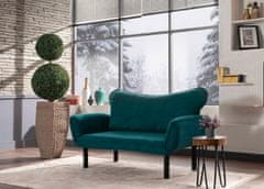 Atelier Del Sofa 2-místná pohovka Chatto - Petrol Blue, Modrá