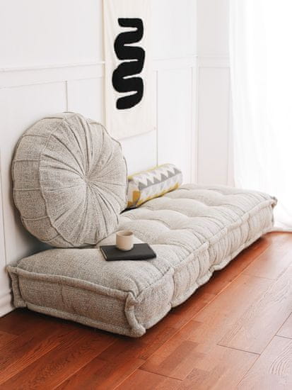 Atelier Del Sofa Polštář Boho Dokuma - Grey, Šedá