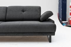 Atelier Del Sofa 3-místná pohovka Mustang - Anthracite, Antracitová