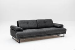 Atelier Del Sofa 3-místná pohovka Mustang - Anthracite, Antracitová