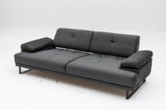 Atelier Del Sofa 3-místná pohovka Mustang - Anthracite, Antracitová