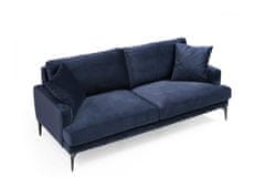 Atelier Del Sofa 2-místná pohovka Papira 2 Seater - Navy Blue, Modrá