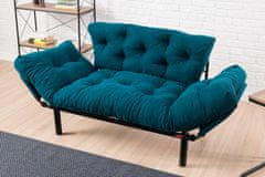 Atelier Del Sofa 2-místná pohovka Nitta - Petrol Blue, Modrá