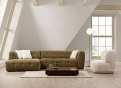 Atelier Del Sofa Rohová sedací souprava Cady 3 Seater Left - Khaki, Khaki