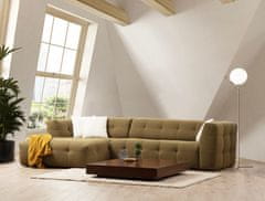 Atelier Del Sofa Rohová sedací souprava Cady 3 Seater Left - Khaki, Khaki