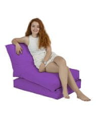 Atelier Del Sofa Zahradní sedací vak Siesta Sofa Bed Pouf - Purple, Purpurová