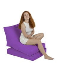 Atelier Del Sofa Zahradní sedací vak Siesta Sofa Bed Pouf - Purple, Purpurová