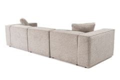 Atelier Del Sofa Rohová sedací souprava Lora (L1-O1-1R-POUFFE ) - Mocha, Moka