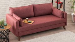 Atelier Del Sofa 3-místná pohovka Bella Sofa Bed - Claret Red, Červená