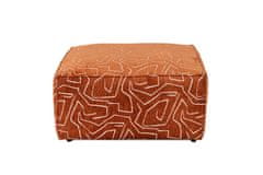 Atelier Del Sofa Taburet Lora Pouffe - Orange, Oranžová