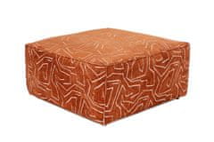 Atelier Del Sofa Taburet Lora Pouffe - Orange, Oranžová