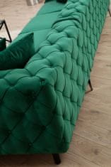 Atelier Del Sofa Rohová sedací souprava Como Left - Green, Zelená