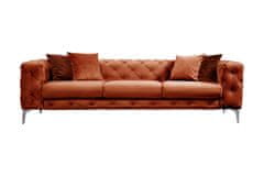 Atelier Del Sofa 3-místná pohovka Como - Orange, Oranžová