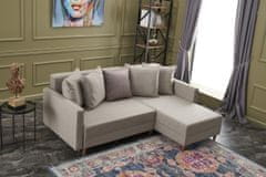 Atelier Del Sofa Rohová sedací souprava Aydam Right - Cream, Krémová