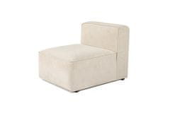 Atelier Del Sofa 1-místná pohovka - křeslo More M - M1 - Cream, Krémová