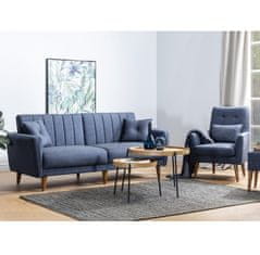 Atelier Del Sofa Sedací souprava Aqua-TKM06-1048, Tmavá Modrá