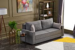 Atelier Del Sofa 3-místná pohovka Ece - Grey, Šedá