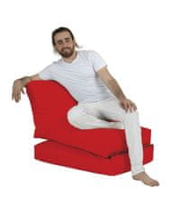 Atelier Del Sofa Zahradní sedací vak Siesta Sofa Bed Pouf - Red, Červená