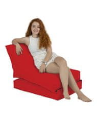 Atelier Del Sofa Zahradní sedací vak Siesta Sofa Bed Pouf - Red, Červená