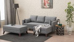 Atelier Del Sofa Rohová sedací souprava Bella Corner Sofa Right 2, Šedá