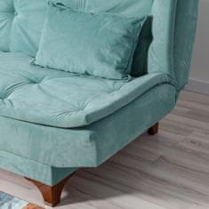 Atelier Del Sofa 3-místná pohovka Kelebek - Sea Green, Zelená