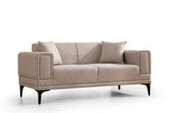 Atelier Del Sofa 2-místná pohovka Horizon - Light Brown, Světlá Hnědá