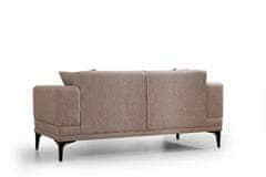 Atelier Del Sofa 2-místná pohovka Horizon - Light Brown, Světlá Hnědá