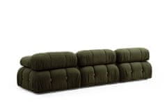 Atelier Del Sofa Rohová sedací souprava Bubble Green L1-O1-1R-PUF, Zelená