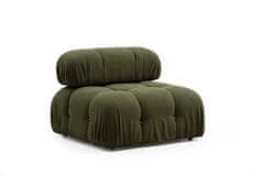 Atelier Del Sofa Rohová sedací souprava Bubble Green L1-O1-1R-PUF, Zelená