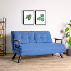 Atelier Del Sofa 2-místná pohovka Sando 2-Seater - Blue, Modrá