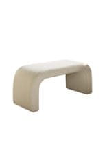 Atelier Del Sofa Taburet Nu Bench - White, Bílá