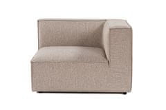 Atelier Del Sofa 1-místná pohovka - křeslo Sora 1R - Sand Beige, Písková Béžová