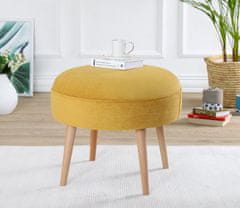 Atelier Del Sofa Taburet Romley - Yellow, Žlutá