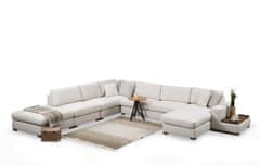 Atelier Del Sofa Rohová sedací souprava Loop 8, Béžová