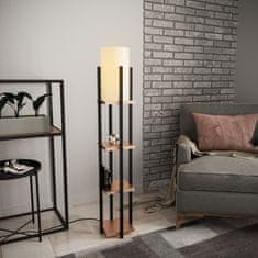 Opviq Stojací lampa Shelf Lamp - 8113, Černá, Měděná