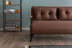 Atelier Del Sofa 2-místná pohovka Sando 2-Seater - Light Brown, Světlá Hnědá