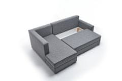 Atelier Del Sofa Rohová sedací souprava Ece Left - Grey, Šedá