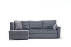 Atelier Del Sofa Rohová sedací souprava Ece Left - Grey, Šedá