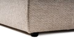 Atelier Del Sofa Rohová sedací souprava Sora (L1-O1-O1-1R-POUFFE ) - Sand Beige, Písková Béžová