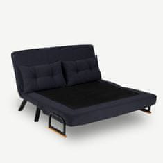 Atelier Del Sofa 2-místná pohovka Sando 2-Seater - Black, Černá