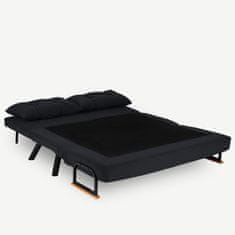 Atelier Del Sofa 2-místná pohovka Sando 2-Seater - Black, Černá