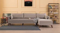 Atelier Del Sofa Rohová sedací souprava Bella Corner Sofa Right 1 - Cream, Krémová